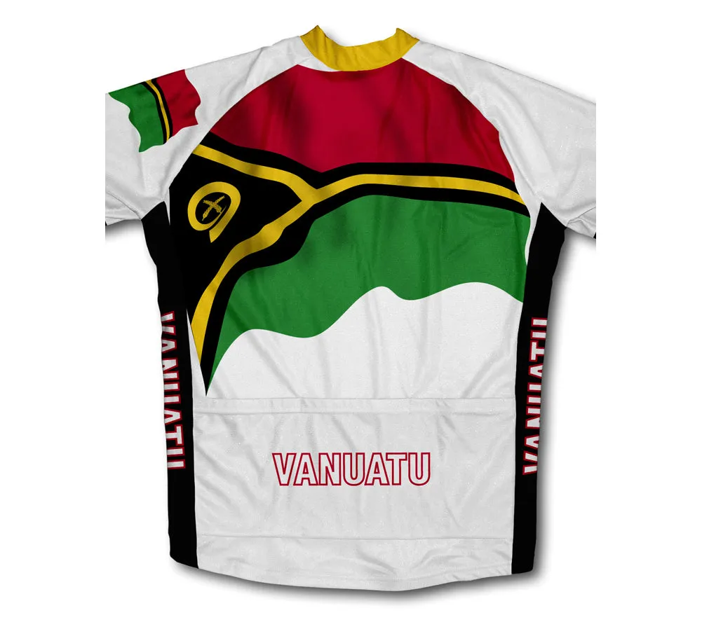 Vanuatu Flag Cycling Jersey for Men and Women