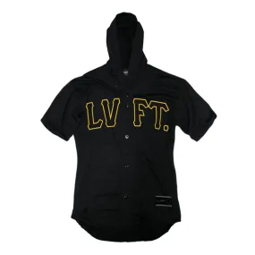 Varsity Hoodie Jersey - Black / Gold