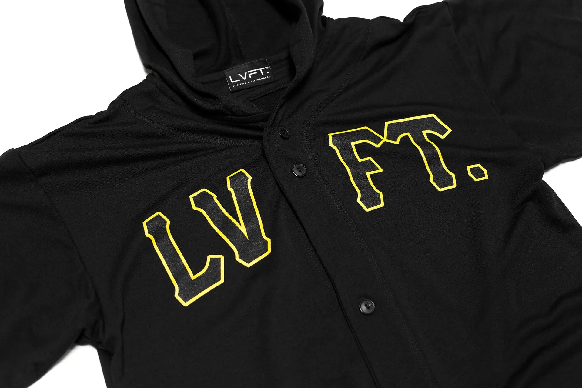 Varsity Hoodie Jersey - Black / Gold