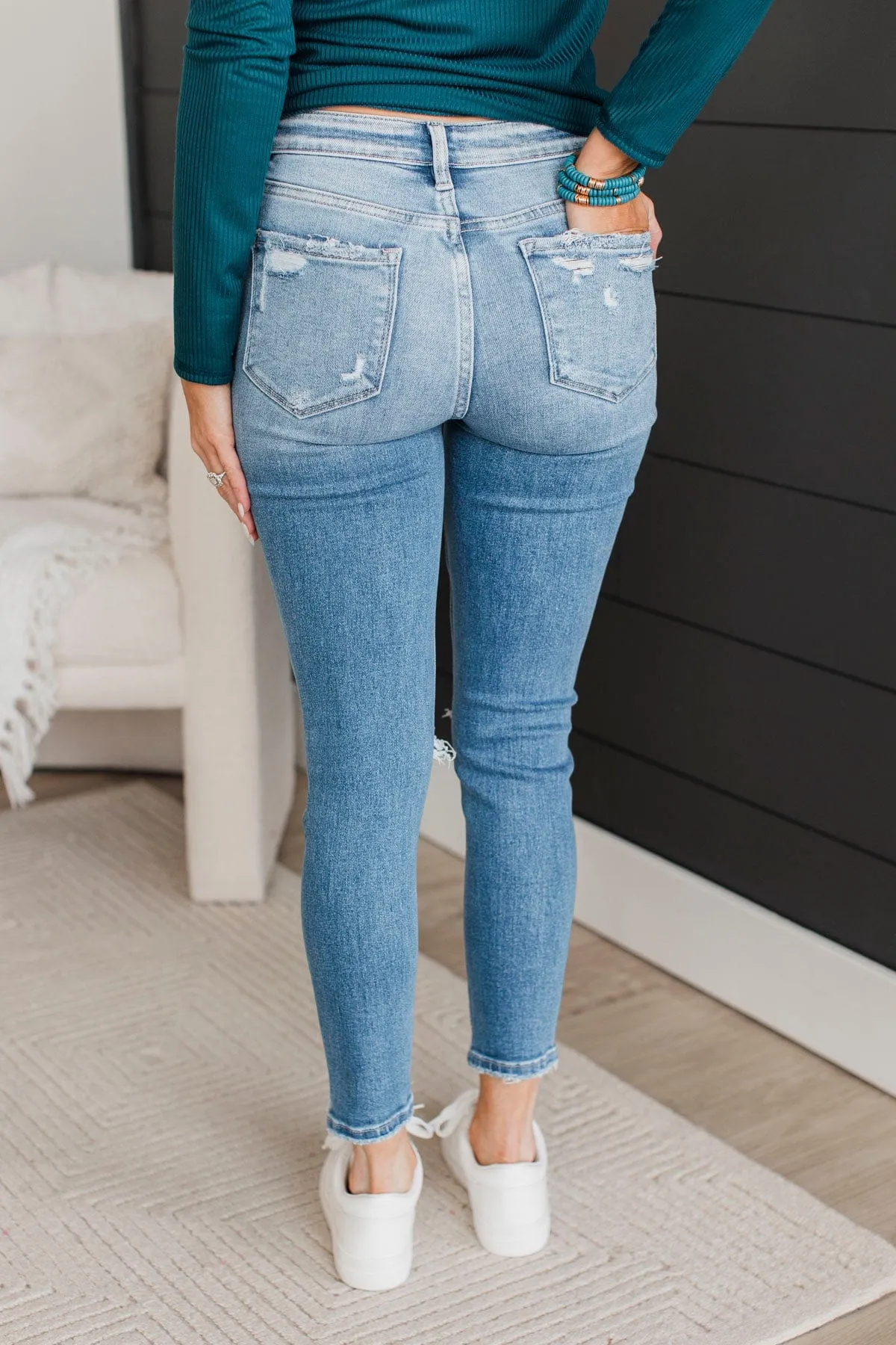 Vervet Skinny Jeans- Sky Wash