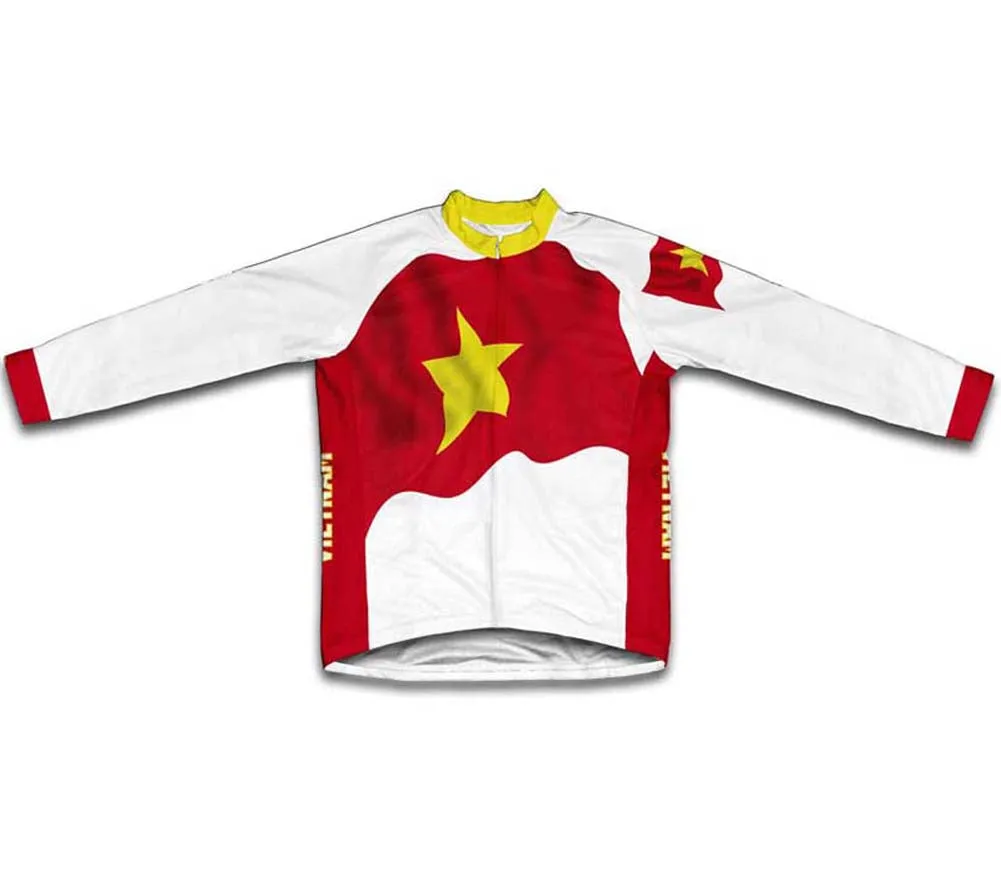 Vietnam Flag Cycling Jersey for Men and Women