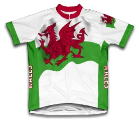 Wales Flag Cycling Jersey for Men and Women