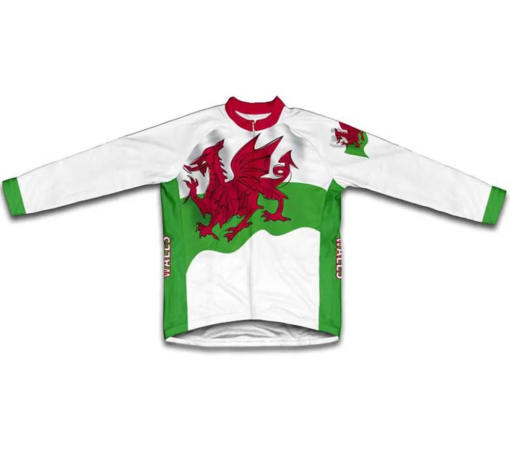 Wales Flag Cycling Jersey for Men and Women