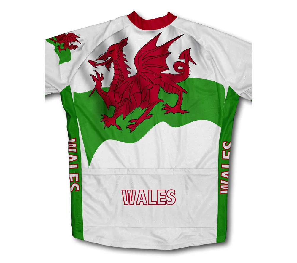 Wales Flag Cycling Jersey for Men and Women