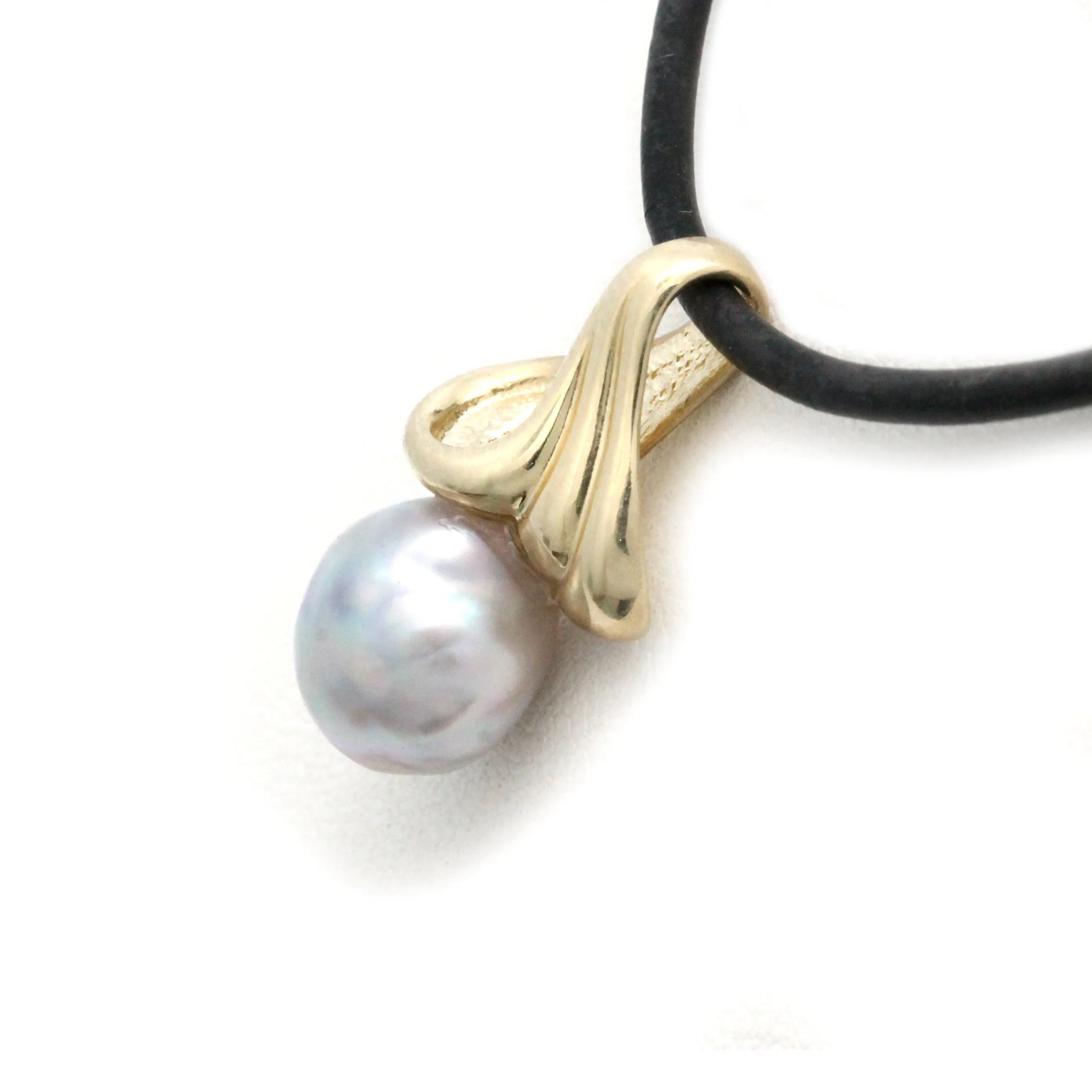 Waves 14K Gold Cortez Pearl Pendant