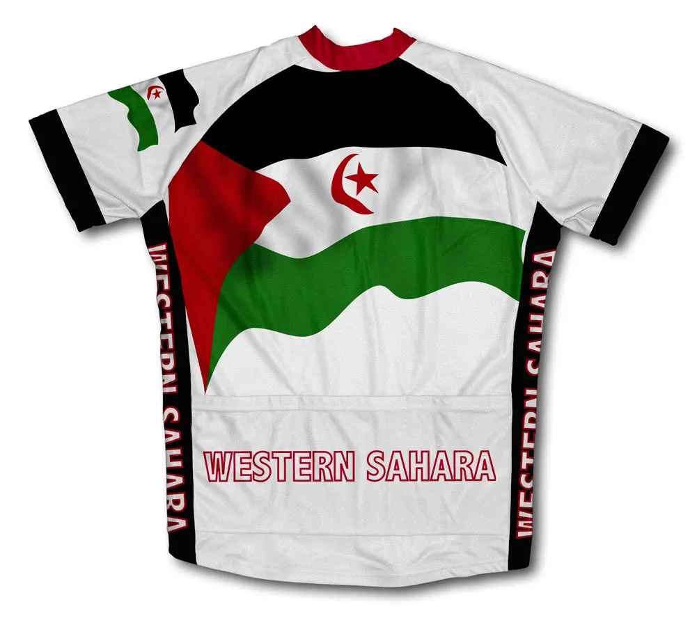 Western Sahara Flag Cycling Jersey for Men and Women