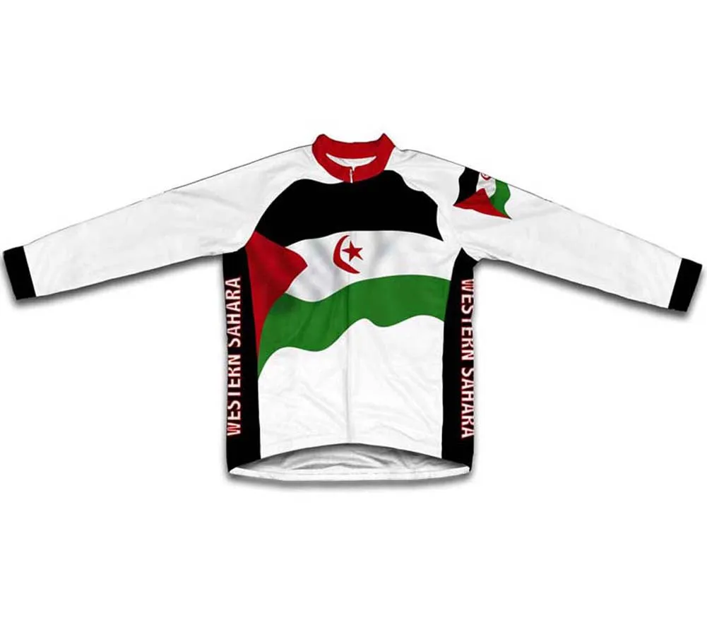 Western Sahara Flag Cycling Jersey for Men and Women