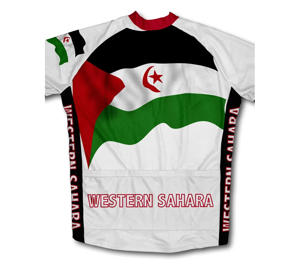 Western Sahara Flag Cycling Jersey for Men and Women