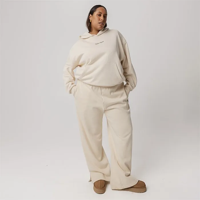 Wide Leg Sweats In Vanilla | Pants & Sweats | Stirling Sports