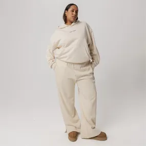 Wide Leg Sweats In Vanilla | Pants & Sweats | Stirling Sports