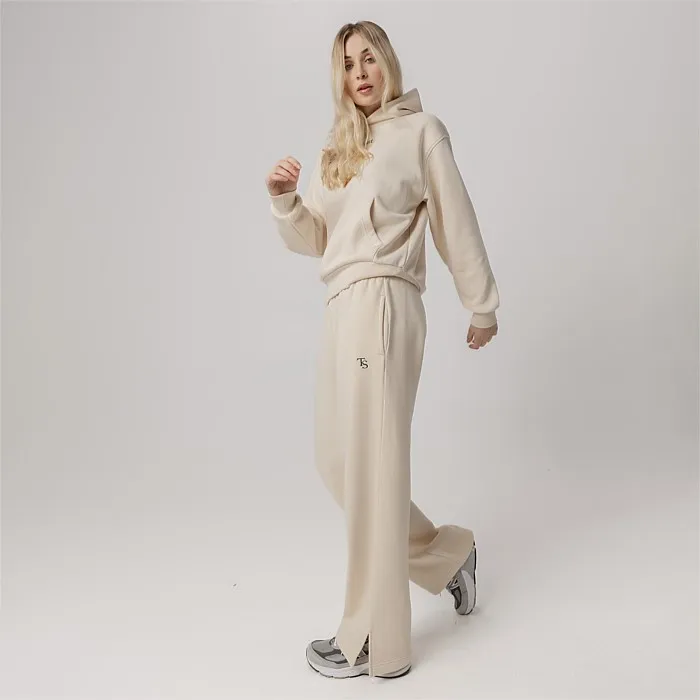 Wide Leg Sweats In Vanilla | Pants & Sweats | Stirling Sports